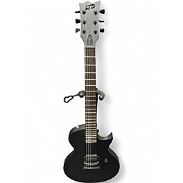Used 2019 ESP LTD EC BLACK METAL Black Solid Body Electric Guitar