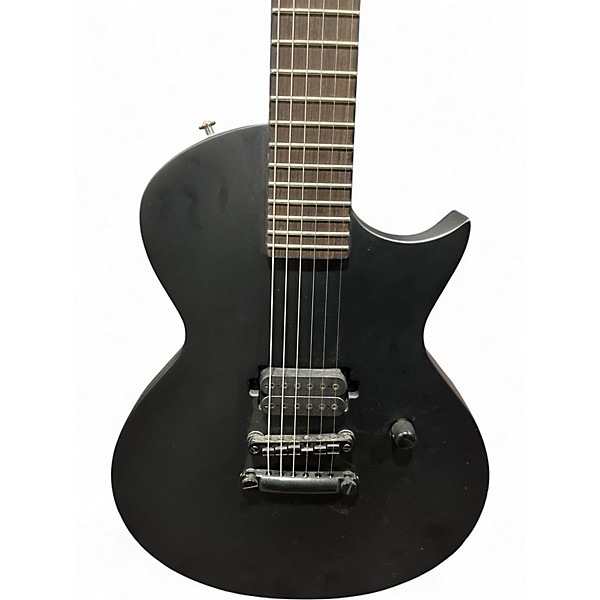 Used 2019 ESP LTD EC BLACK METAL Black Solid Body Electric Guitar