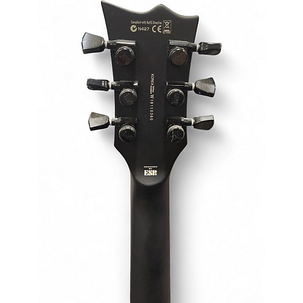 Used 2019 ESP LTD EC BLACK METAL Black Solid Body Electric Guitar