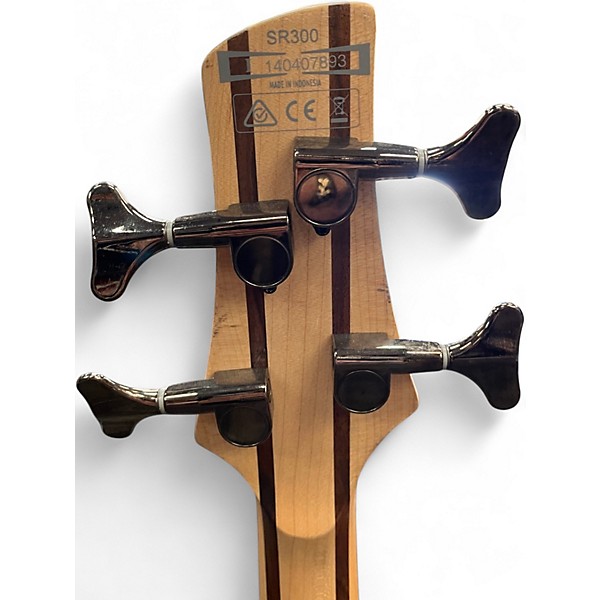 Used Ibanez SR300 Metallic Orange Electric Bass Guitar