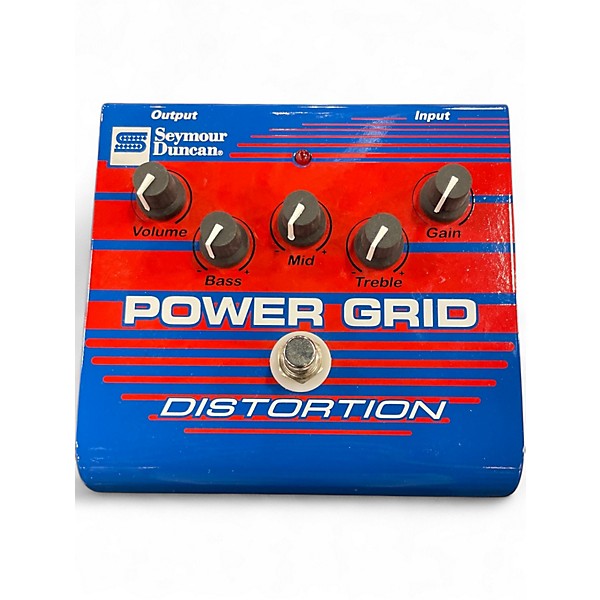 Used Seymour Duncan SFX08 Power Grid Distortion Effect Pedal