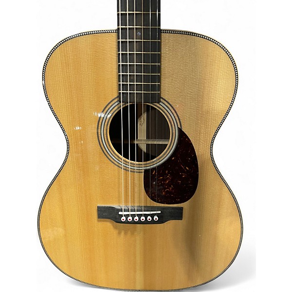 Used Martin OM28 Modern Deluxe Natural Acoustic Guitar