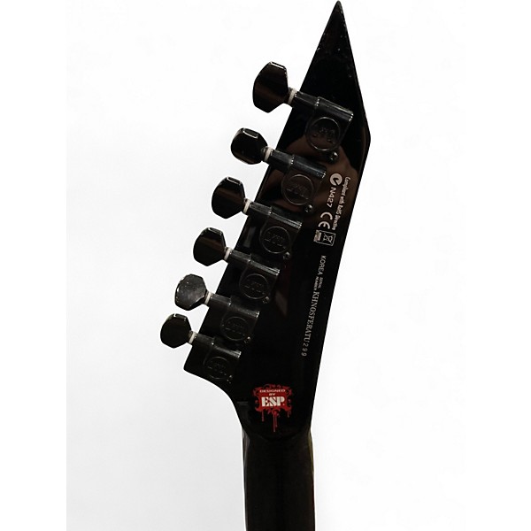 Used Esp  LTD KIRK HAMMETT NOSFERATU  BLACK Solid Body Electric Guitar