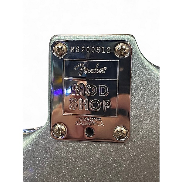 Used Fender Mod Shop Stratocaster Metallic Silver Solid Body Electric Guitar