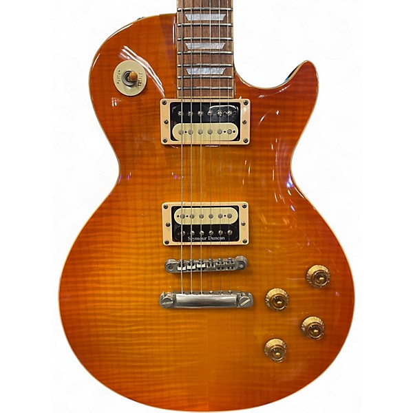 Used Edwards LP-125-SD Honey Burst Solid Body Electric Guitar