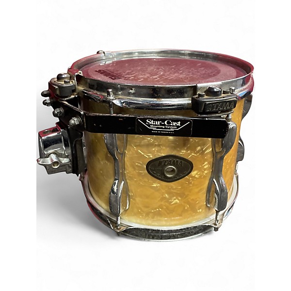 Used TAMA 5 Piece ROCKSTAR PEARL WHITE Drum Kit