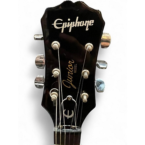 Used Epiphone Les Paul Junior Single Cut 2 Color Sunburst Solid Body Electric Guitar