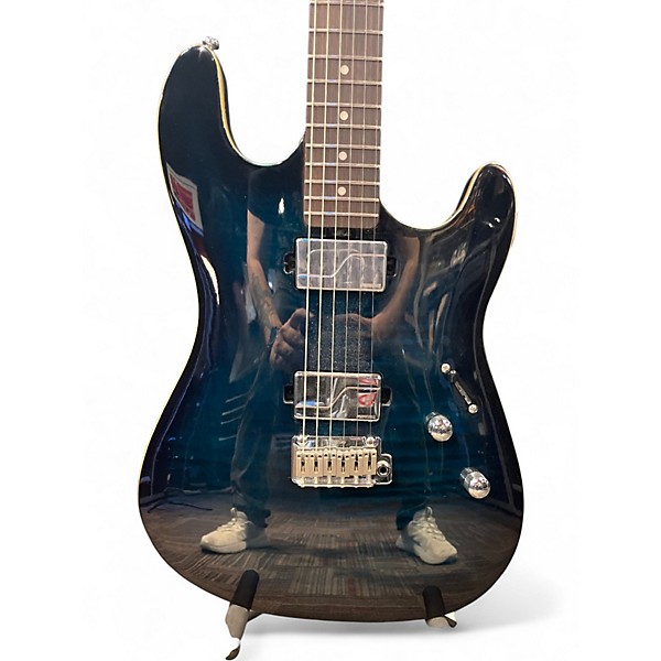 Used Sterling by Music Man SABRE ELECTRIC DEEP BLUE Solid Body Electric Guitar