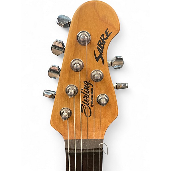 Used Sterling by Music Man SABRE ELECTRIC DEEP BLUE Solid Body Electric Guitar