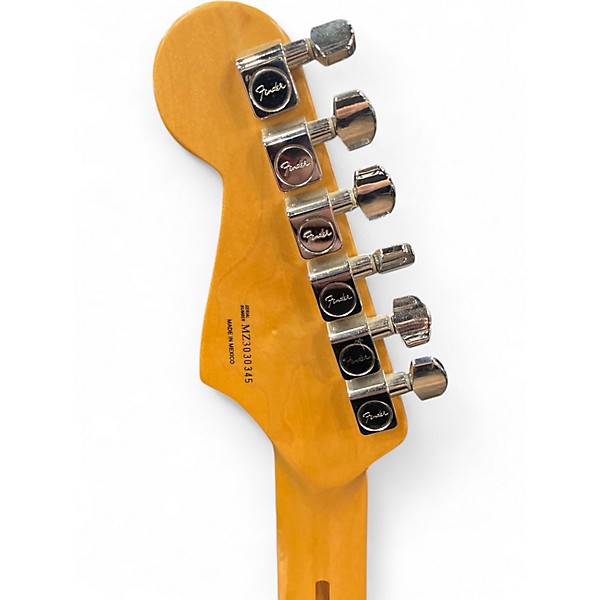 Used Fender American Acoustasonic Stratocaster BLUE Acoustic Electric Guitar