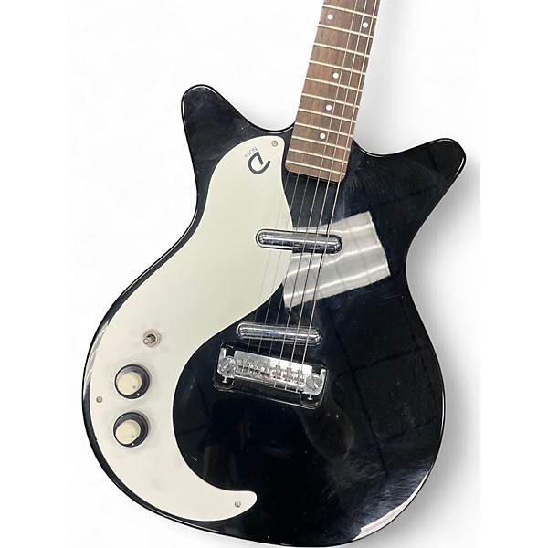 Used Danelectro 59M NOS+ Black Solid Body Electric Guitar