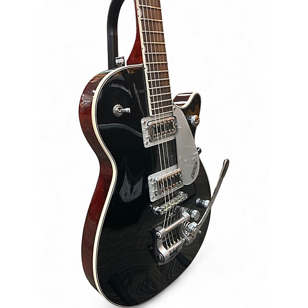 Used Gretsch Guitars G5237TG ELECTROMATIC JET Black and Silver Solid Body Electric Guitar
