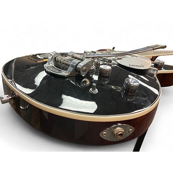 Used Gretsch Guitars G5237TG ELECTROMATIC JET Black and Silver Solid Body Electric Guitar