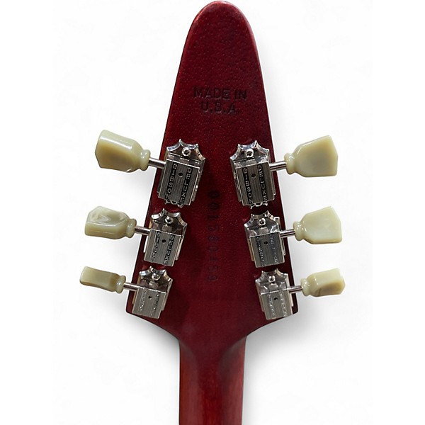 Used Gibson Flying V Standard Red Solid Body Electric Guitar