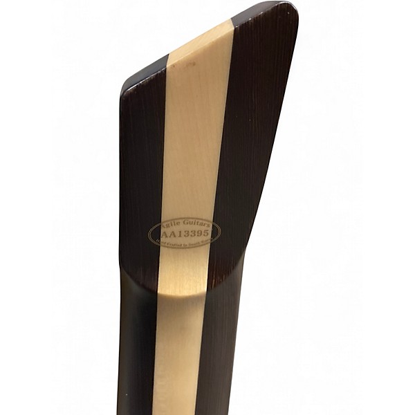 Used Agile Chiral Nirvana  Black Solid Body Electric Guitar