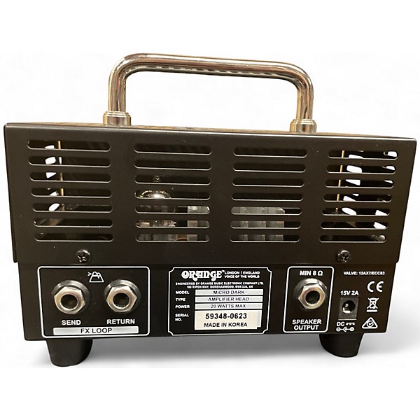 Used Orange Amplifiers Micro Dark 20W Tube Guitar Amp Head