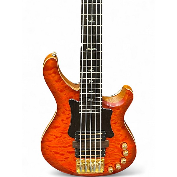 Used PRS Gary Grainger Signature 5 String SALMON SMOKED BURST Electric Bass Guitar