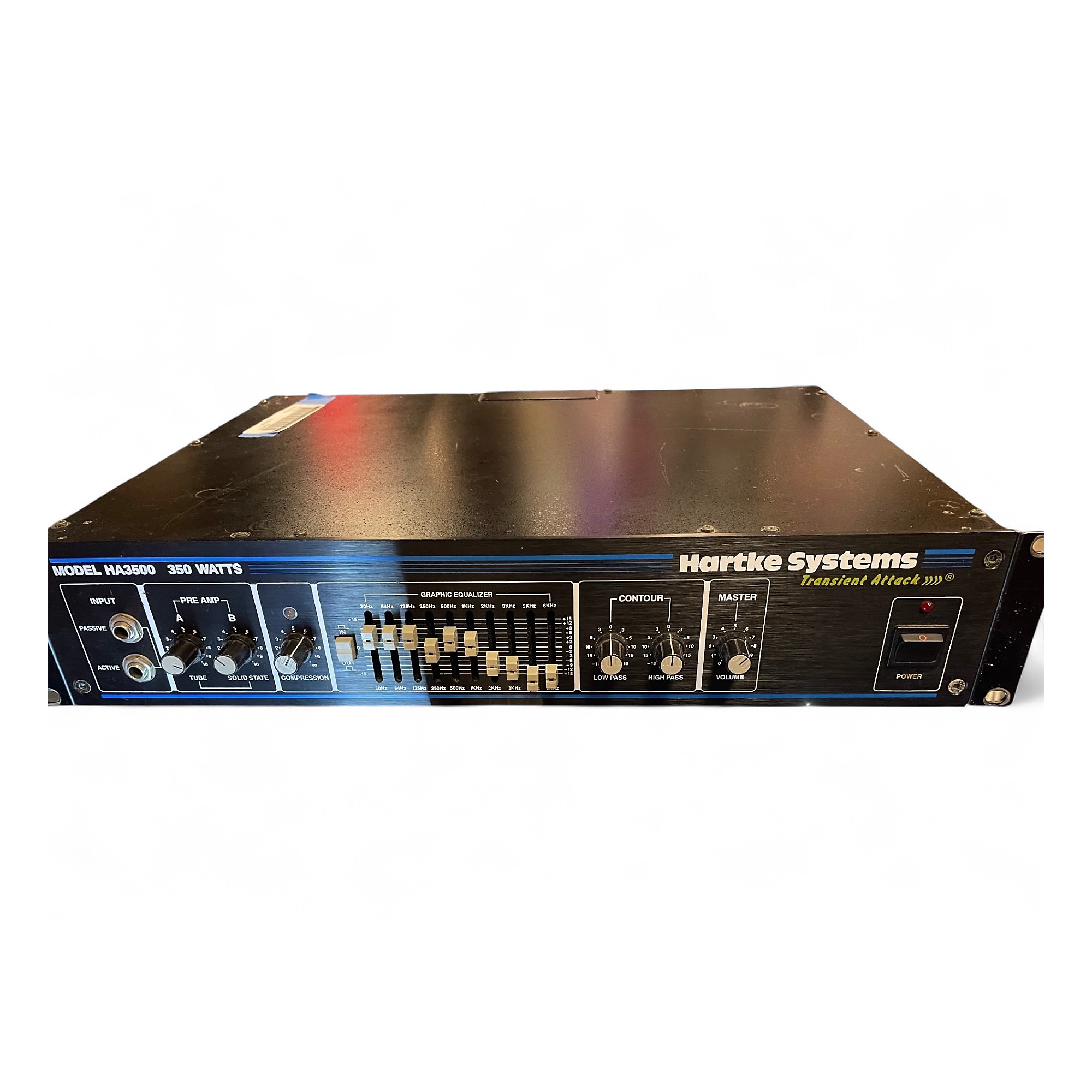 【極美品】Hartke Systems HA3500 350W Hartke HA3500 350-Watt Bass Amp Head | Reverb