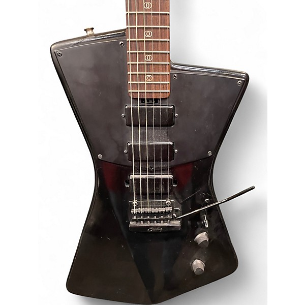 Used Sterling by Music Man STV60 STRALTH BLACK Solid Body Electric Guitar