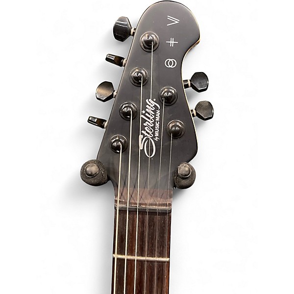 Used Sterling by Music Man STV60 STRALTH BLACK Solid Body Electric Guitar