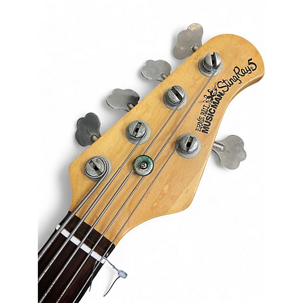 Used Ernie Ball Music Man Stingray 5 H Natural Electric Bass Guitar