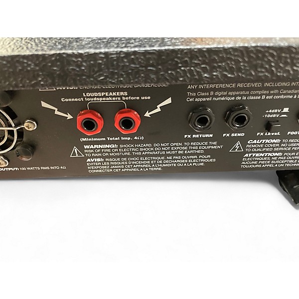 Used Marshall MG100HDFX 100W Solid State Guitar Amp Head