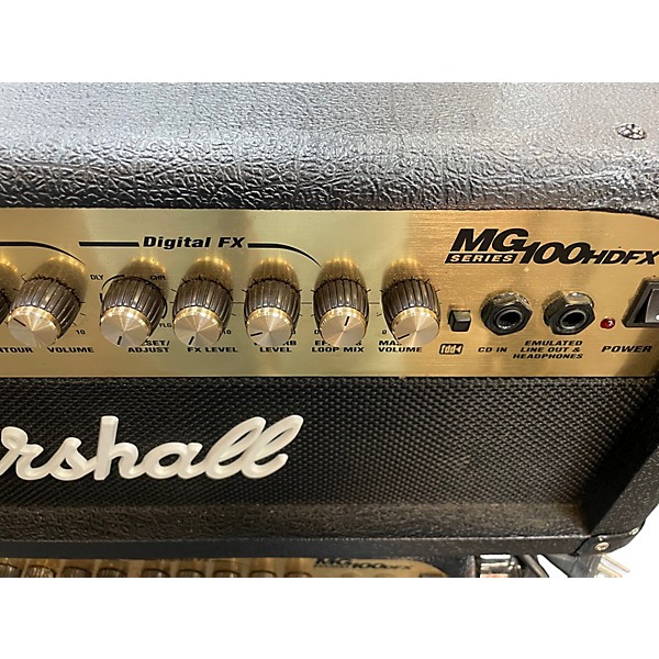 Used Marshall MG100HDFX 100W Solid State Guitar Amp Head