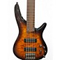 Used Ibanez SR405 5 String 2 Color Sunburst Electric Bass Guitar