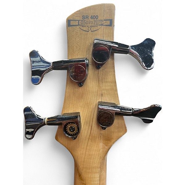 Used Ibanez SR400 Natural Electric Bass Guitar