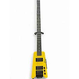 Used Steinberger Spirit Yellow Electric Bass Guitar