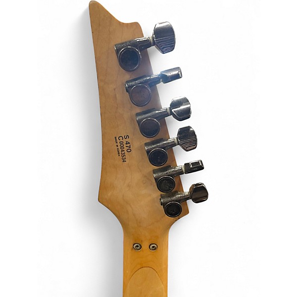 Used Ibanez S470 Black Solid Body Electric Guitar