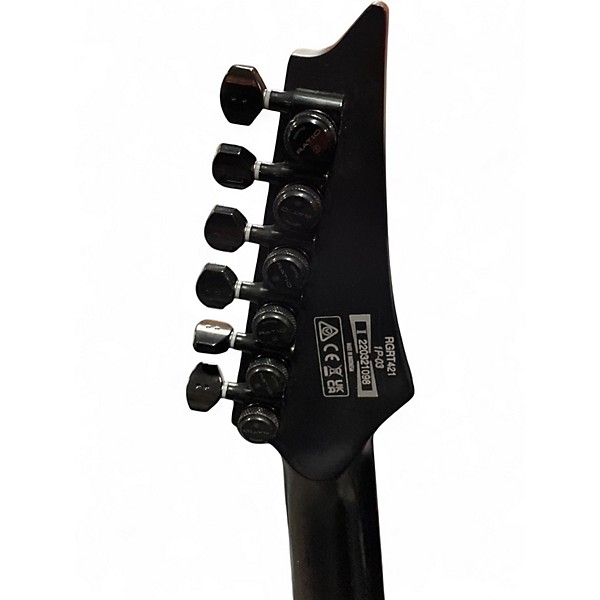 Used Ibanez RGRT4121 WITH EVERTUNE Black Solid Body Electric Guitar