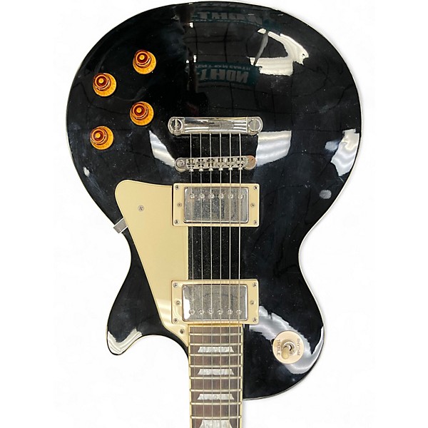 Used Epiphone Les Paul Standard Ebony Solid Body Electric Guitar