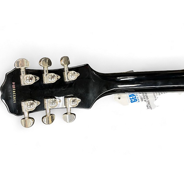 Used Epiphone Les Paul Standard Ebony Solid Body Electric Guitar