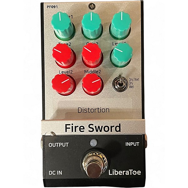 Used Liberatoe Fire Sword Distortion Effect Pedal