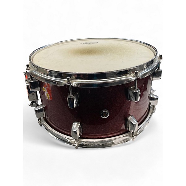 Used ddrum 13X7 DOMINION SERIES RED SPARKLE Drum