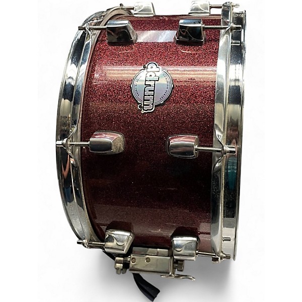 Used ddrum 13X7 DOMINION SERIES RED SPARKLE Drum