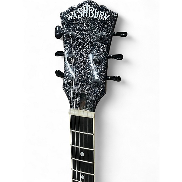 Used Washburn P2 Nuno Bettencourt Black Sparkle Solid Body Electric Guitar