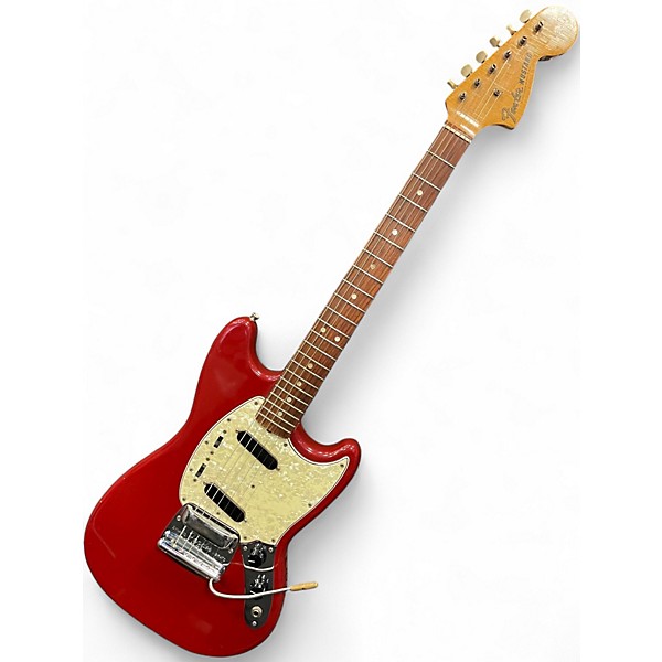 Used 1966 Fender Mustang Dakota Red Solid Body Electric Guitar