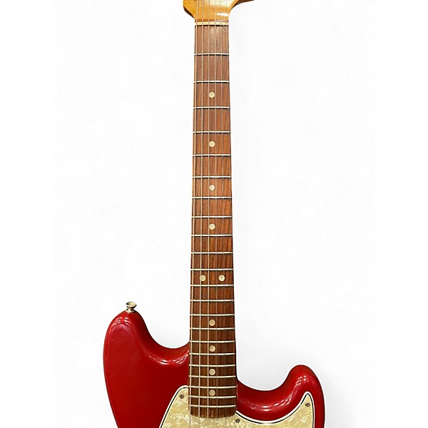 Used 1966 Fender Mustang Dakota Red Solid Body Electric Guitar