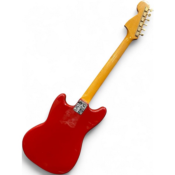 Used 1966 Fender Mustang Dakota Red Solid Body Electric Guitar