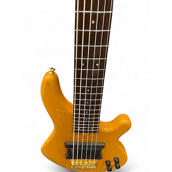 Used Fernandes Gravity 6 Natural Electric Bass Guitar