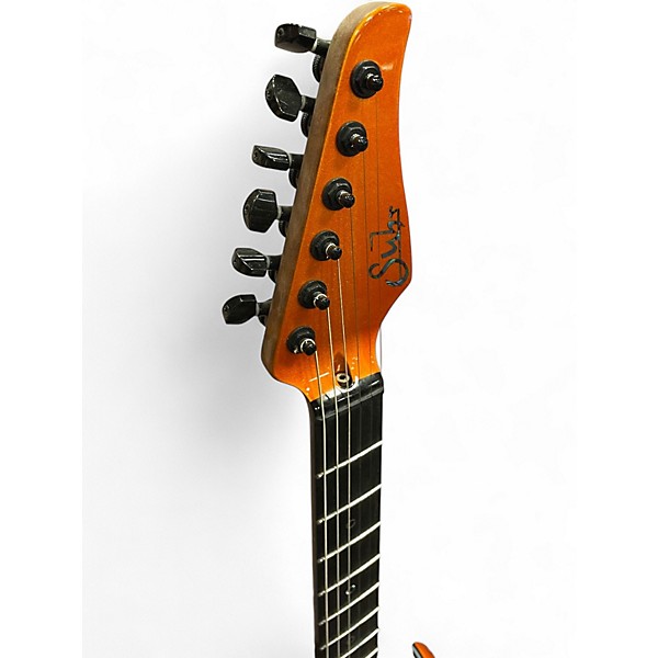 Used Suhr Eddie’s Guitars Exclusive Roasted Modern Candy Orange Metallic Solid Body Electric Guitar