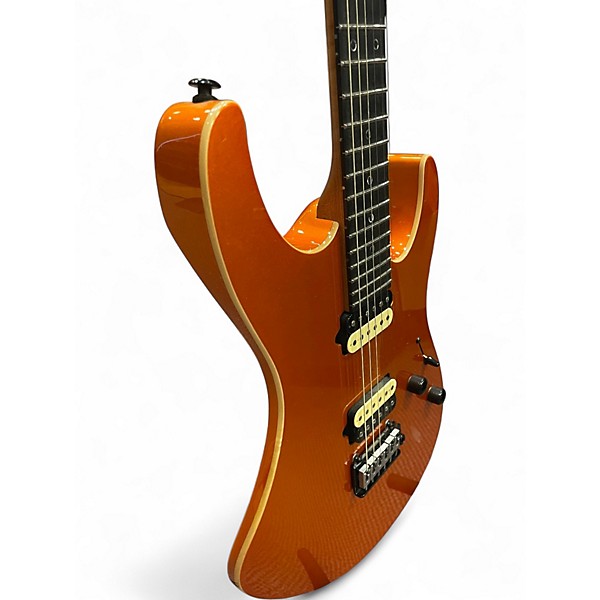 Used Suhr Eddie’s Guitars Exclusive Roasted Modern Candy Orange Metallic Solid Body Electric Guitar