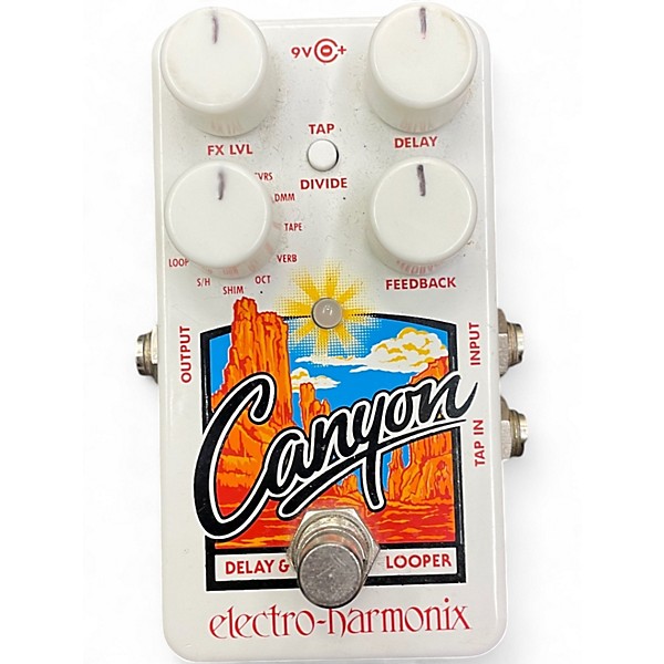 Used Electro-Harmonix Canyon Delay and Looper Effect Pedal