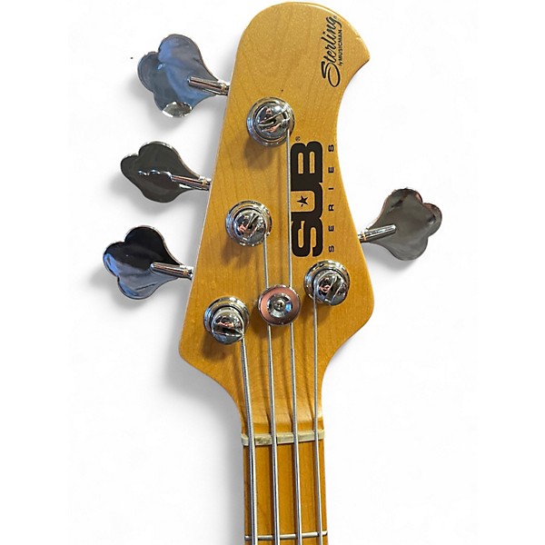 Used Sterling by Music Man Sub 4 Black Electric Bass Guitar