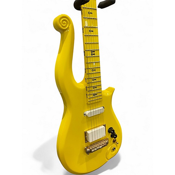 Used Prince Cloud Replica Canary Yellow Solid Body Electric Guitar