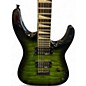 Used Jackson JS32Q Trans Green Solid Body Electric Guitar