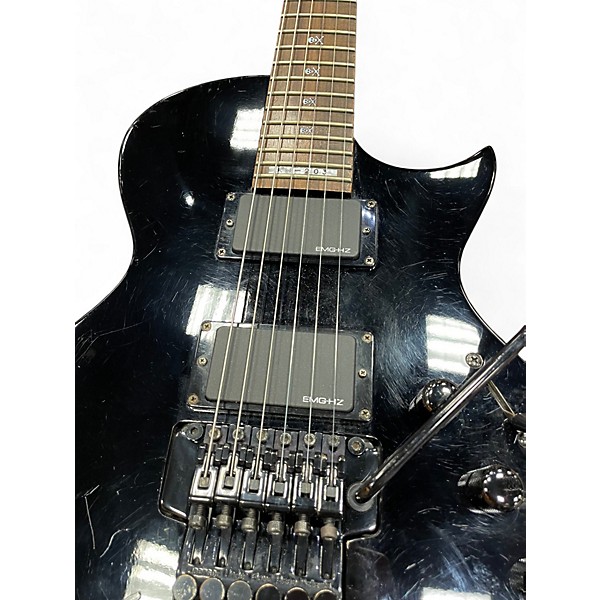 Used ESP Kirk Hammett KH203 Spider Black Solid Body Electric Guitar