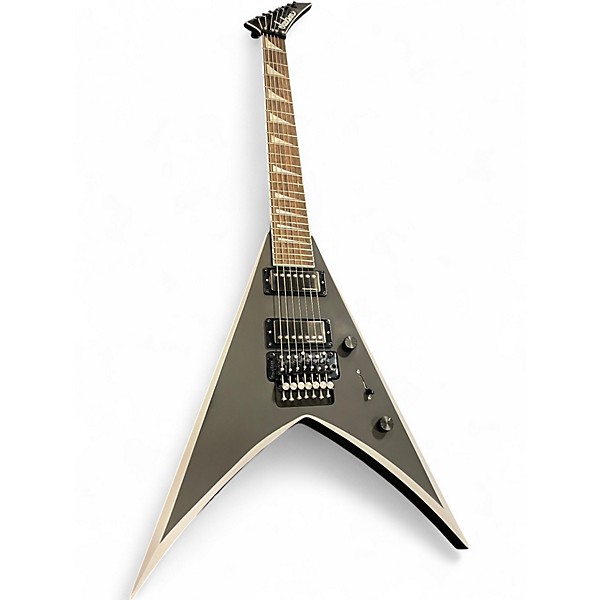 Used Jackson KING V KVX MG7 Black and Grey Solid Body Electric Guitar